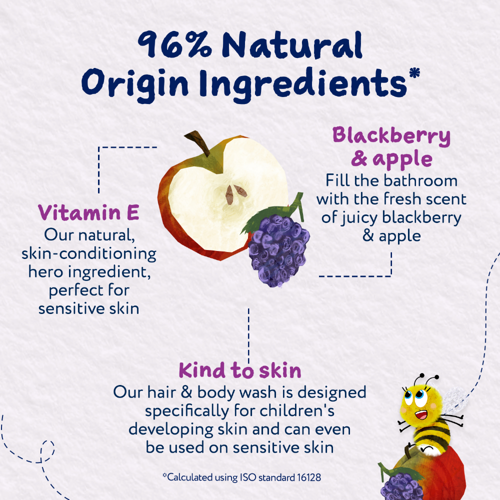 Childs Farm Hair & Body Wash Blackberry & Organic Apple 250ml