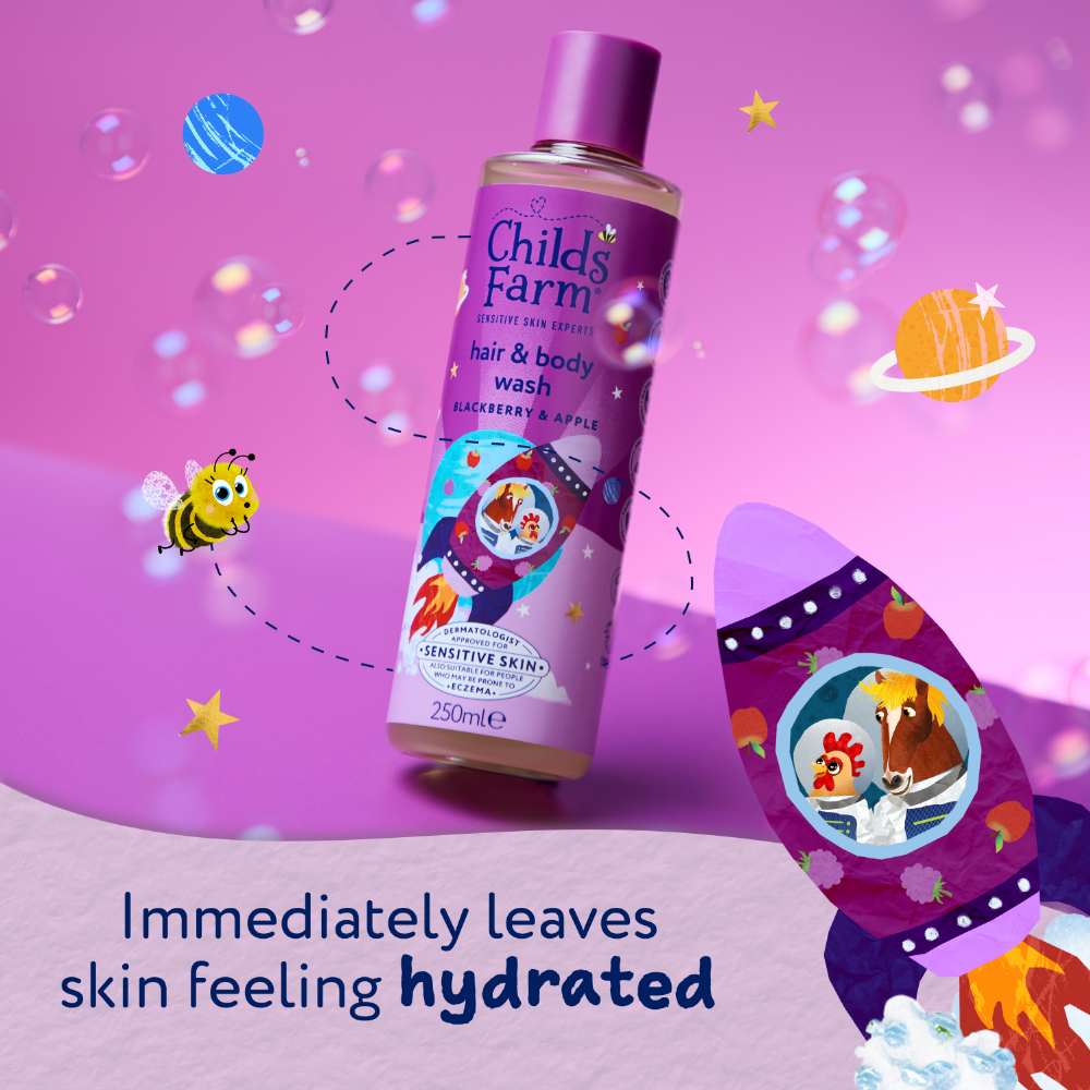 Childs Farm Hair & Body Wash Blackberry & Organic Apple 250ml