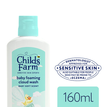 Childs Farm Baby Foaming Cloud Face & Body Wash 160ml