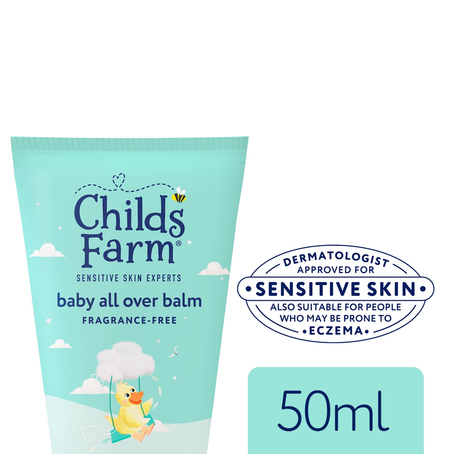 Childs Farm Fragrance-Free Baby All Over Balm 50ml