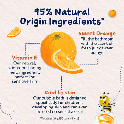 Childs Farm Kids Bubble Bath Sweet Orange 250ml