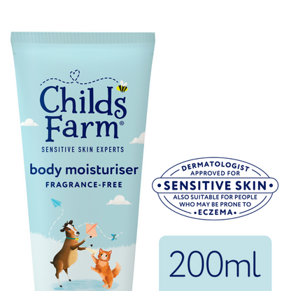 Childs Farm Fragrance-Free Kids Body Moisturiser 200ml