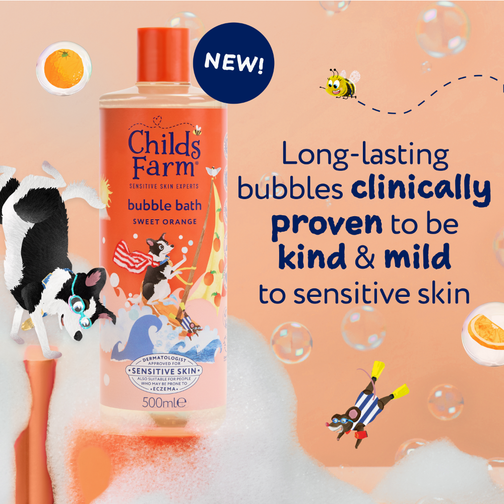 Childs Farm Kids Bubble Bath Sweet Orange 500ml