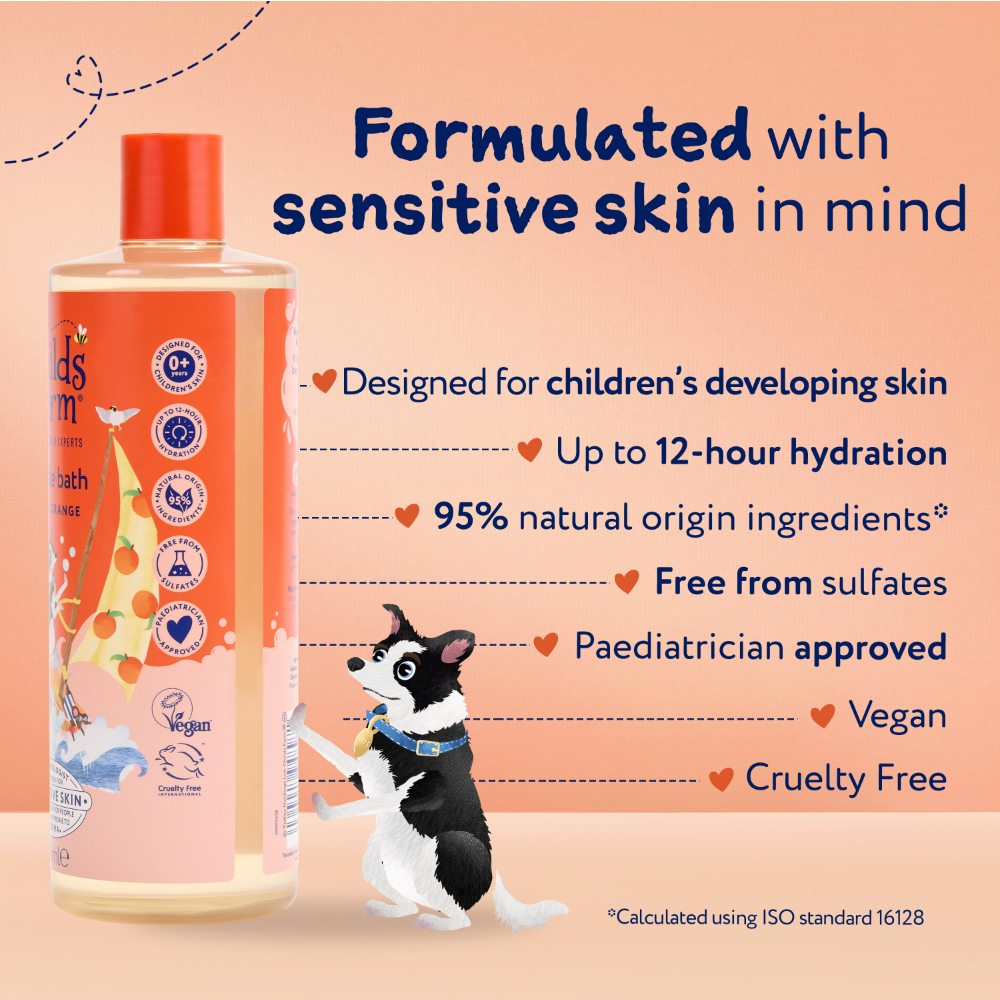 Childs Farm Kids Bubble Bath Sweet Orange 500ml
