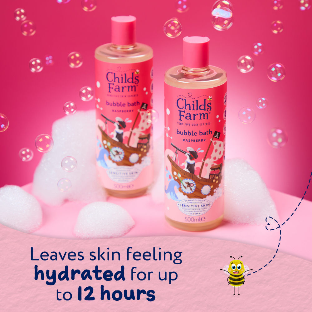 Childs Farm Kids Bubble Bath Raspberry 500ml