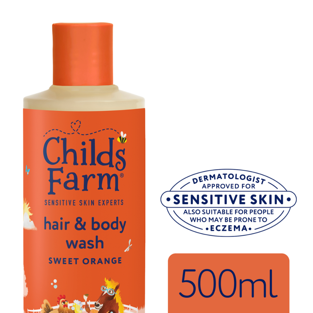 Childs Farm Kids Hair & Body Wash Sweet Orange 500ml