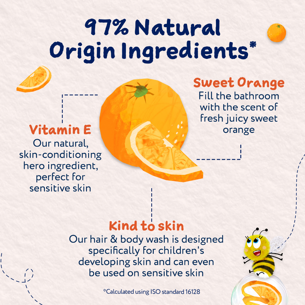 Childs Farm Kids Hair & Body Wash Sweet Orange 500ml