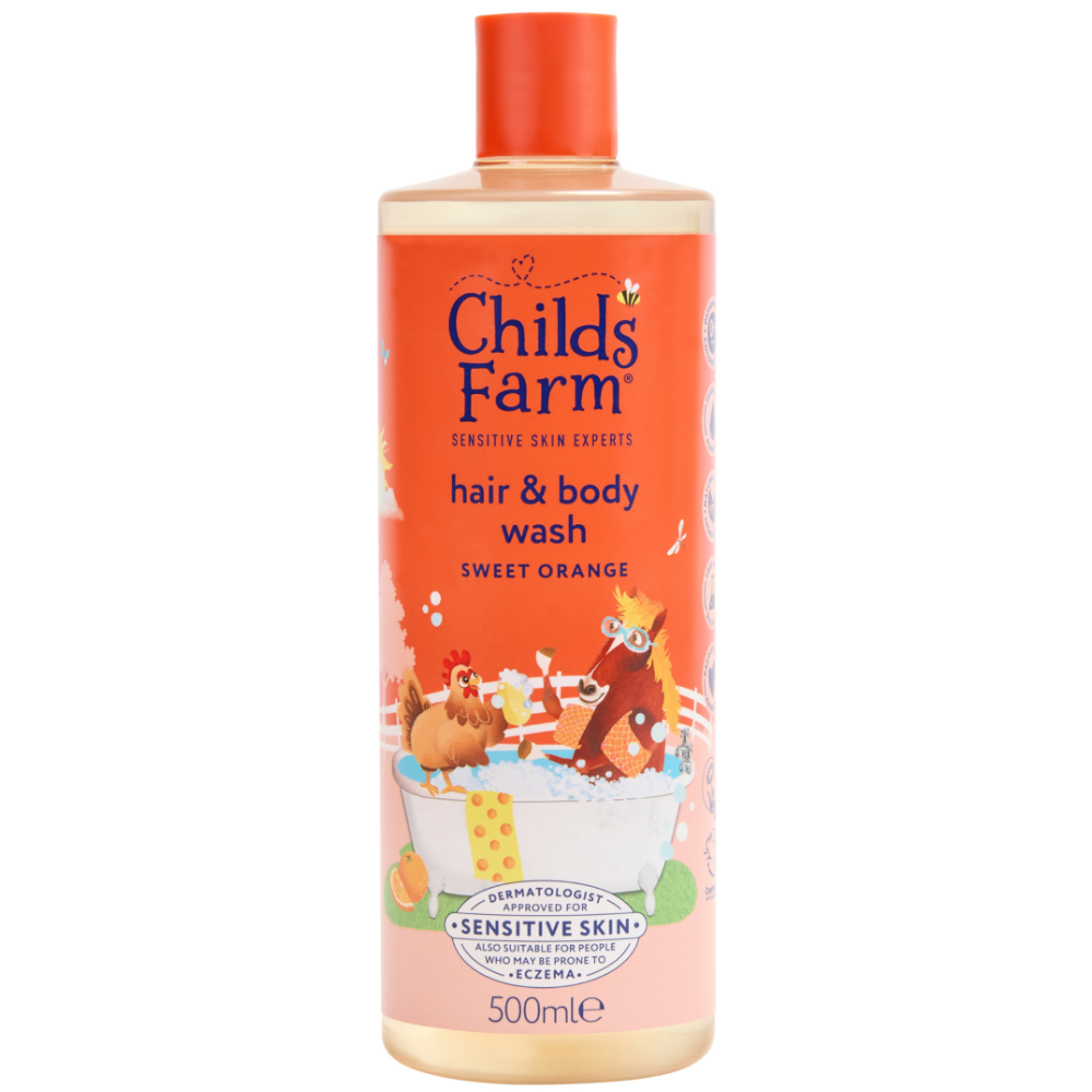 Childs Farm Kids Hair & Body Wash Sweet Orange 500ml