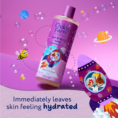 Childs Farm Kids Hair & Body Wash Blackberry & Apple 500ml
