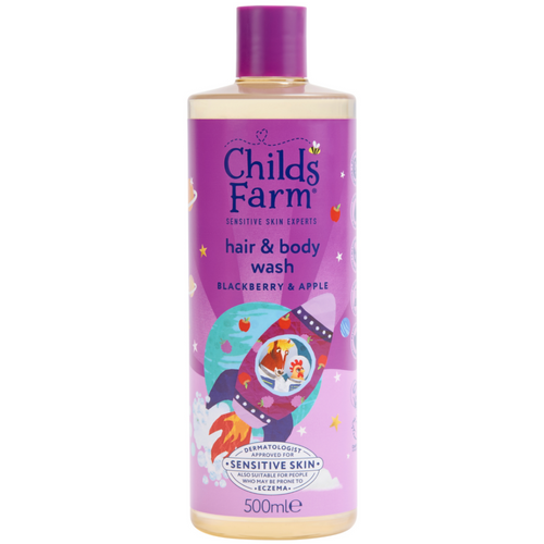 Childs Farm Kids Hair & Body Wash Blackberry & Apple 500ml