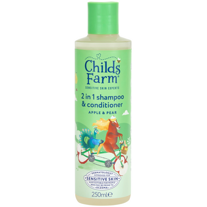 Childs Farm 2-In-1 Shampoo & Conditioner Apple & Pear 250ml