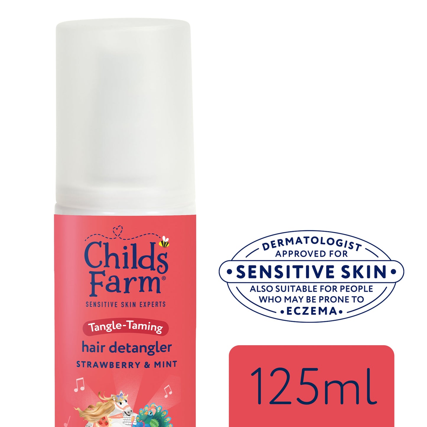 Childs Farm 3-In-1 Tangle Taming Hair Detangler Strawberry & Mint 100ml