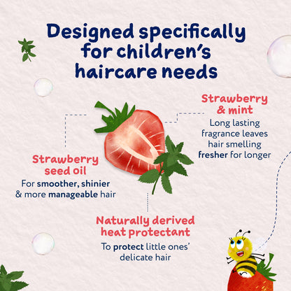 Childs Farm 3-In-1 Tangle Taming Hair Detangler Strawberry & Mint 100ml