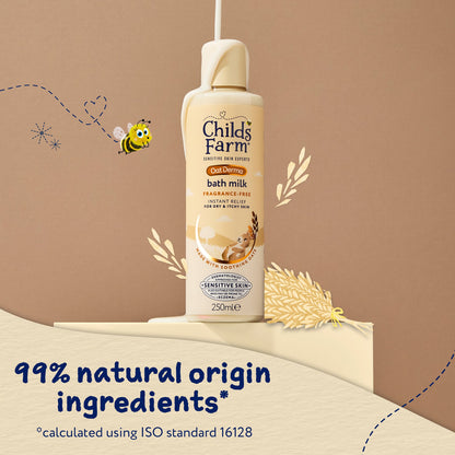 Childs Farm Fragrance-Free Oat Derma Bath Milk 250ml