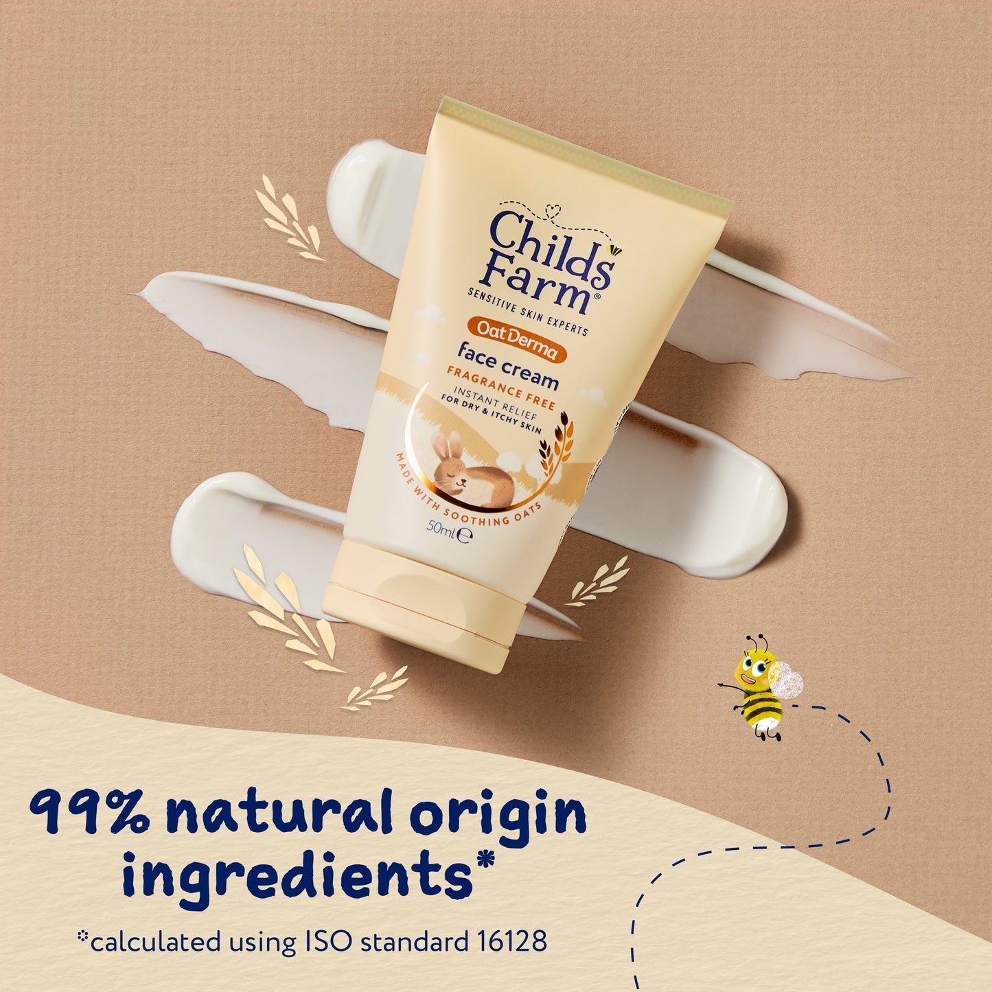 Childs Farm Fragrance-Free Oat Derma Face Cream 50ml