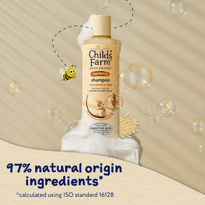 Childs Farm Fragrance-Free Oat Derma Shampoo 250ml