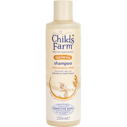 Childs Farm Fragrance-Free Oat Derma Shampoo 250ml