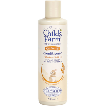 Childs Farm Fragrance-Free Oat Derma Shampoo & Conditioner Twin 2 x 250ml