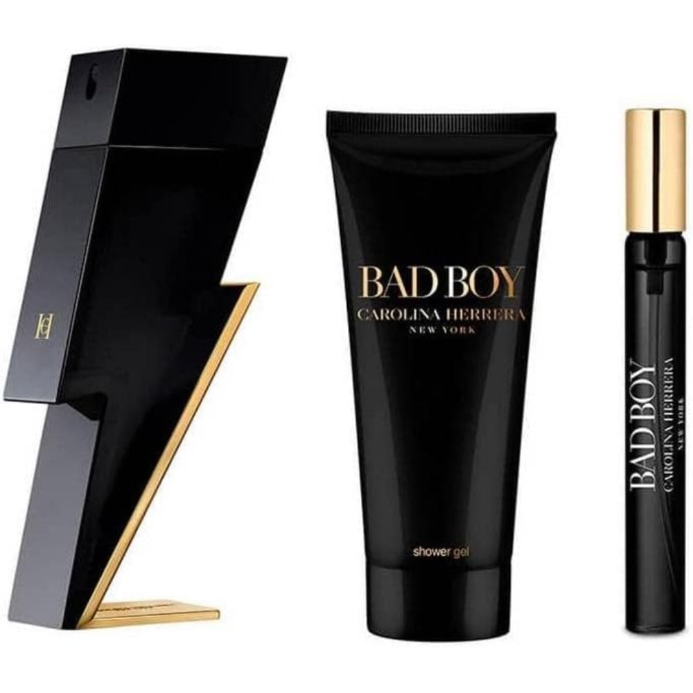 Carolina Herrera Bad Boy Eau De Toilette Gift Set 50ml