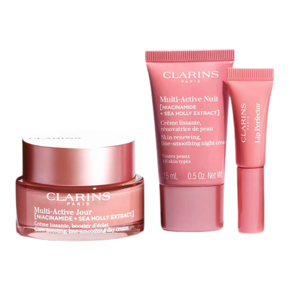 Clarins Multi-Active Age-Defying & Radiance Essentials Gift Set