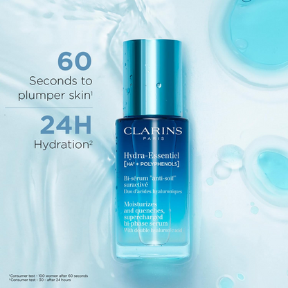 Clarins Hydra-Essentiel HA Supercharged Bi-Phase Serum 30ml
