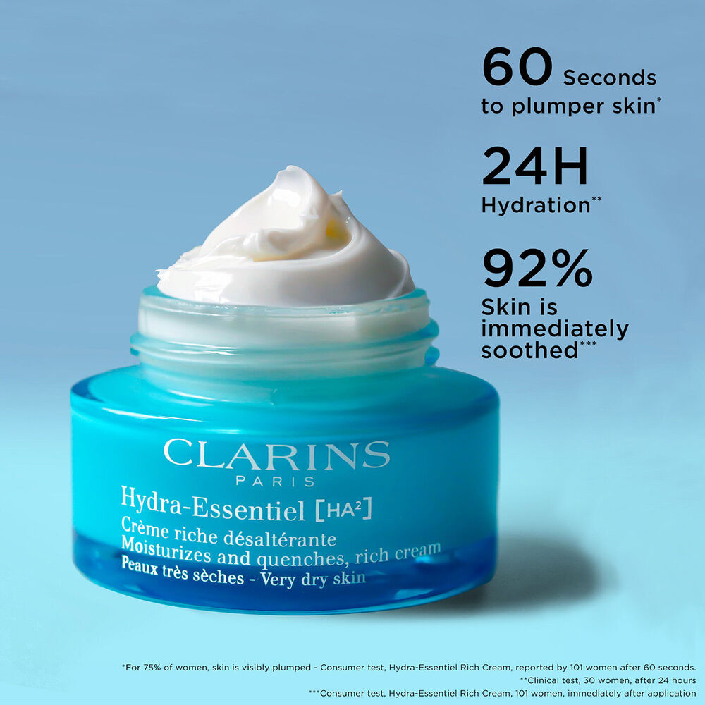 Clarins Hydra-Essentiel HA Rich Day Cream for Very Dry Skin 50ml