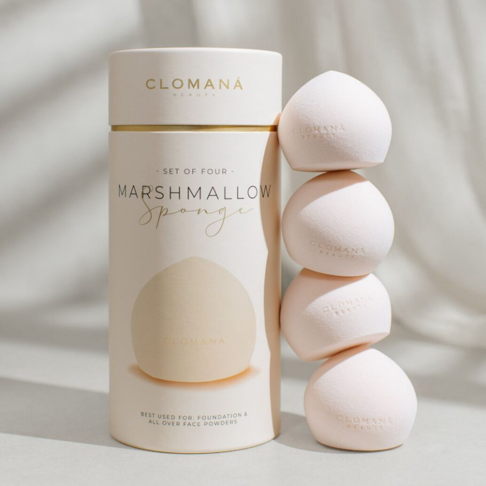 Clomana Marshmallow Sponge Shape 2 Pack of 4