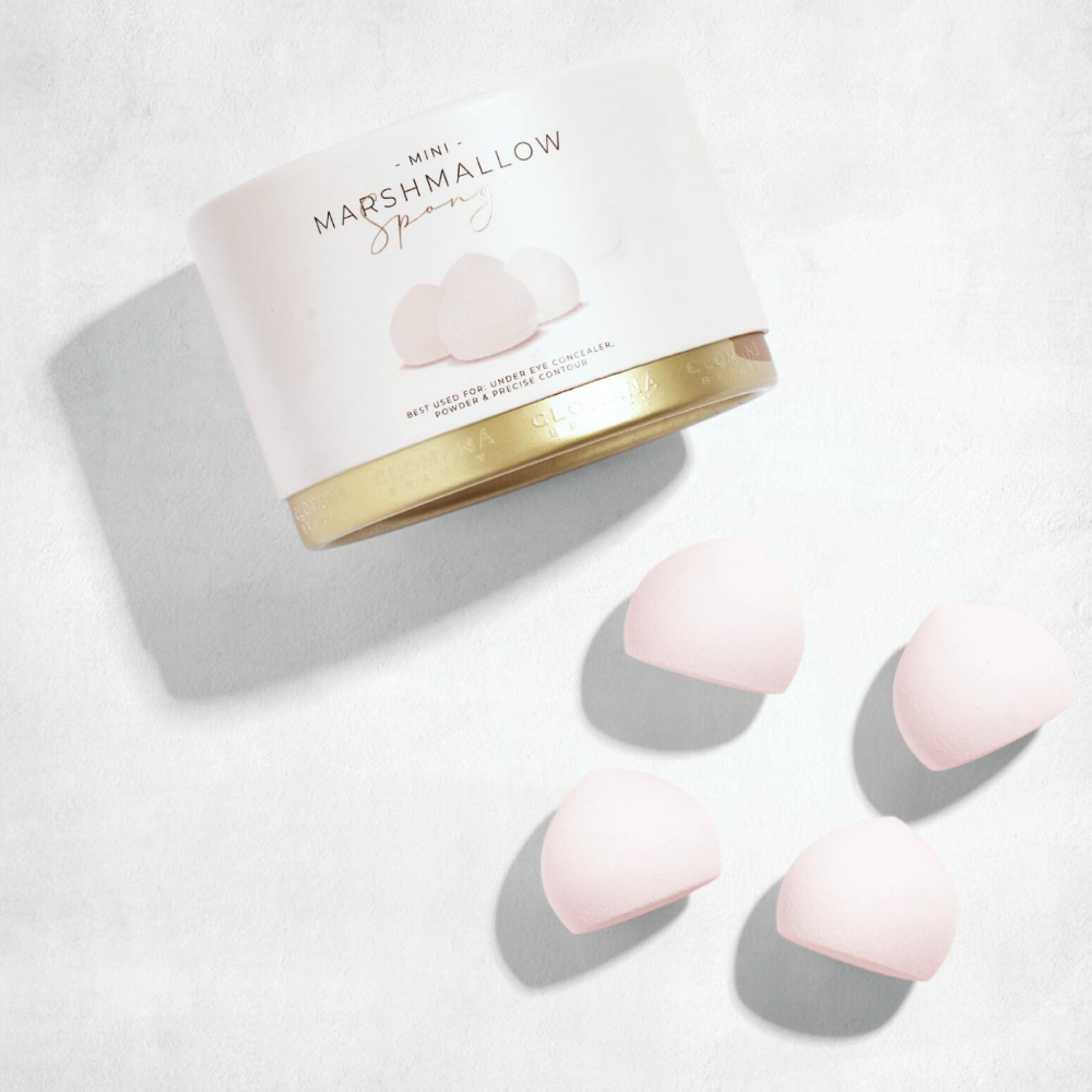 Clomana Marshmallow Mini Sponge Set Pack of 4