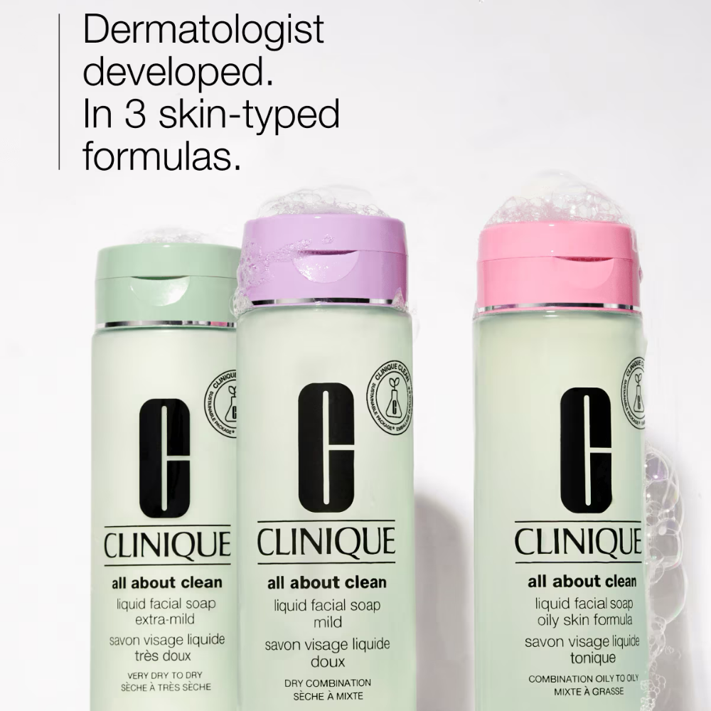 Clinique All About Clean Liquid Facial Soap Mild 200ml