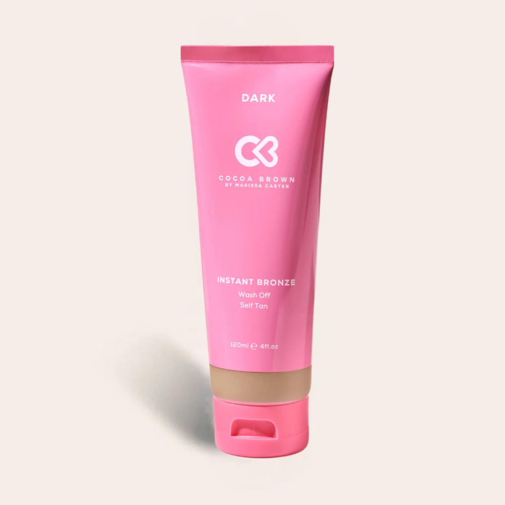 Cocoa Brown Instant Bronze Wash Off Self Tan Lotion Dark 120ml