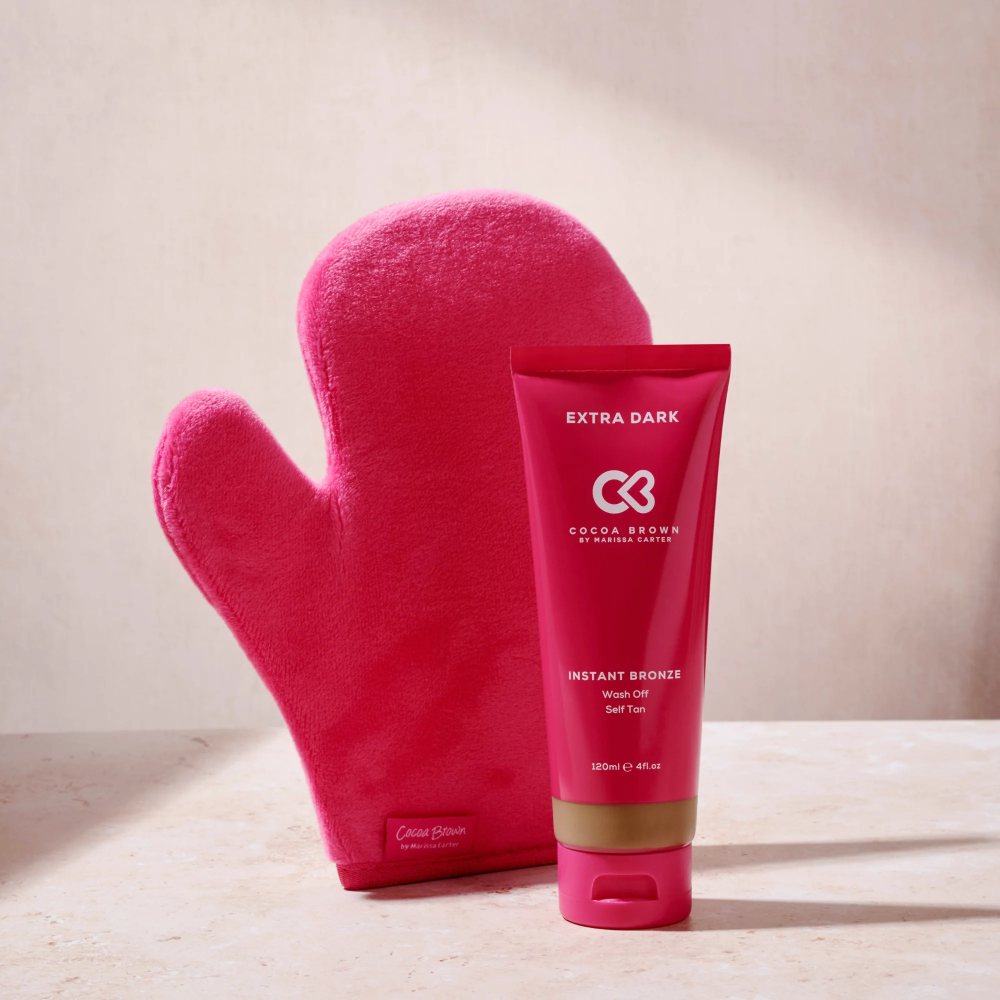 Cocoa Brown Instant Bronze Wash Off Self Tan Lotion Extra Dark 120ml