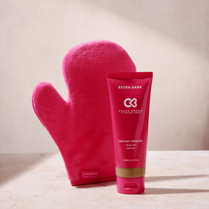 Cocoa Brown Instant Bronze Wash Off Self Tan Lotion Extra Dark 120ml