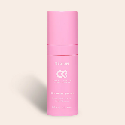 Cocoa Brown Sunshine Serum Hyaluronic Self Tan Face Serum Medium 30ml