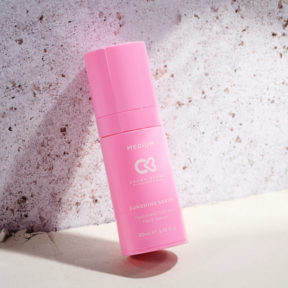 Cocoa Brown Sunshine Serum Hyaluronic Self Tan Face Serum Medium 30ml