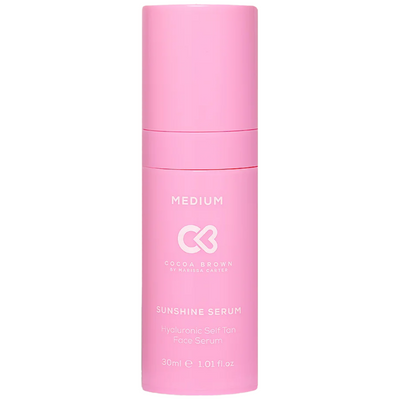 Cocoa Brown Sunshine Serum Hyaluronic Self Tan Face Serum Medium 30ml