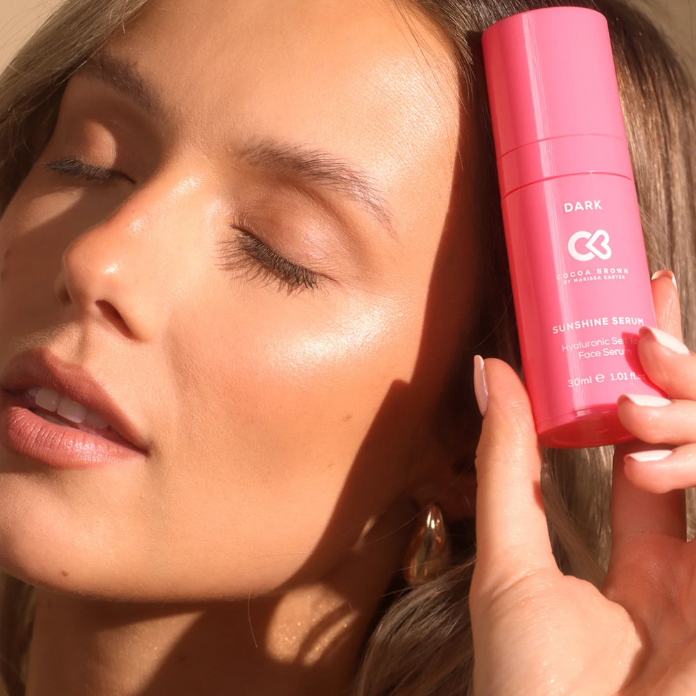 Cocoa Brown Sunshine Serum Hyaluronic Self Tan Face Serum Dark 30ml