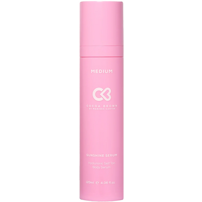 Cocoa Brown Sunshine Serum Hyaluronic Self Tan Body Medium 120ml