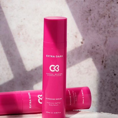 Cocoa Brown Sunshine Serum Hyaluronic Self Tan Body Extra Dark 120ml