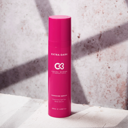 Cocoa Brown Sunshine Serum Hyaluronic Self Tan Body Extra Dark 120ml