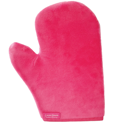 Cocoa Brown Deluxe Velvet Thumb Self-Tanning Mitt