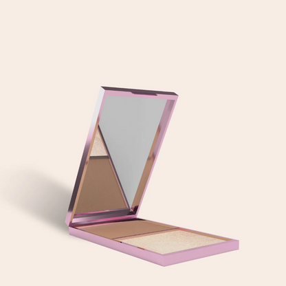 Cocoa Brown Cream Contour & Highlighter Palette 17g