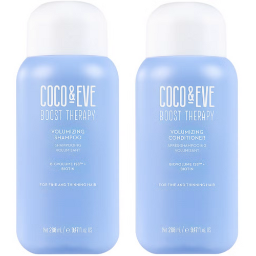 Coco & Eve Boost Therapy Hair Volumising Shampoo & Conditioner Twin 2 x 280ml