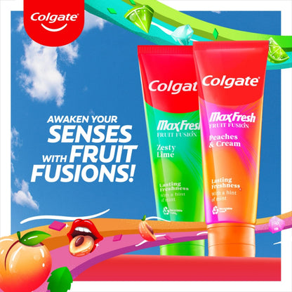 Colgate Max Fresh Fruit Infusion Peaches & Cream Toothpaste 75ml
