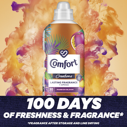 Comfort Creations Passion Bloom Fabric Conditioner 30 Washes 900ml