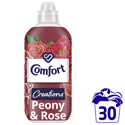 Comfort Creations Peony & Rose Fabric Conditioner 30 Washes 900ml