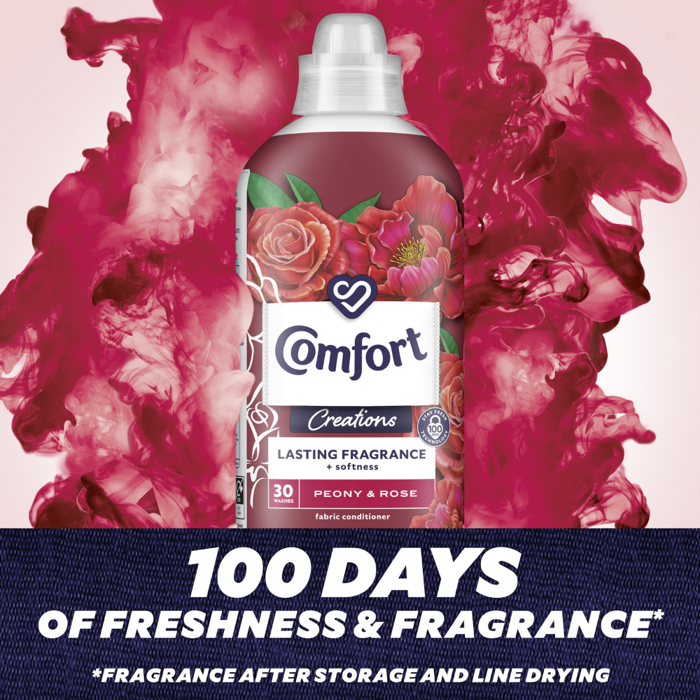 Comfort Creations Peony & Rose Fabric Conditioner 30 Washes 900ml