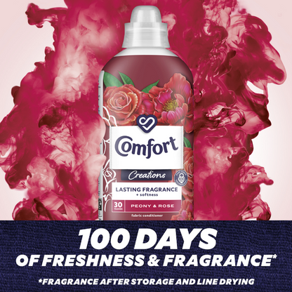 Comfort Creations Peony & Rose Fabric Conditioner 30 Washes 900ml