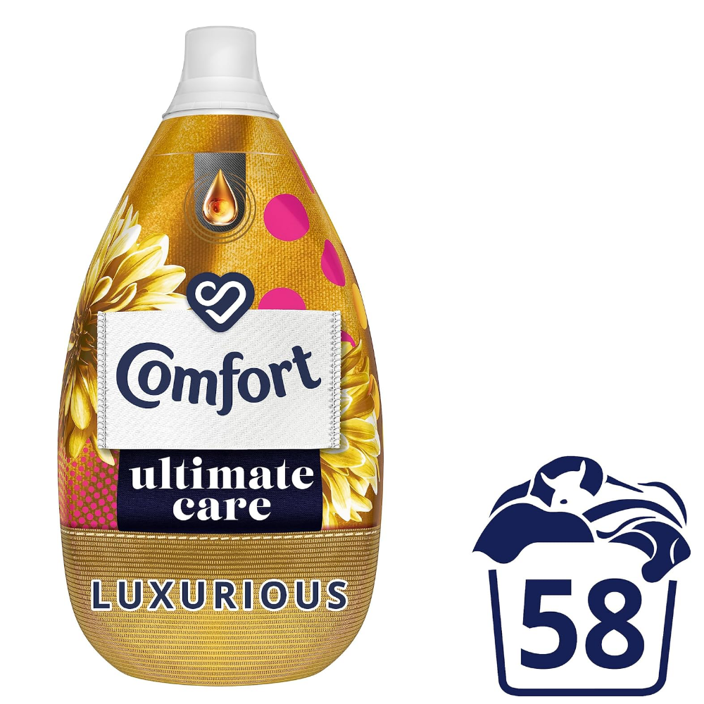 Comfort Ultimate Care Luxurious Ultra-Concentrated Fabric Conditioner 58 Washes 870ml
