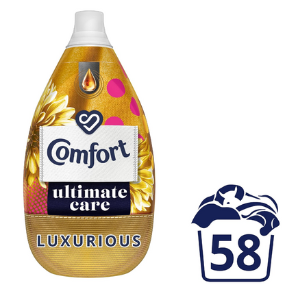 Comfort Ultimate Care Luxurious Ultra-Concentrated Fabric Conditioner 58 Washes 870ml