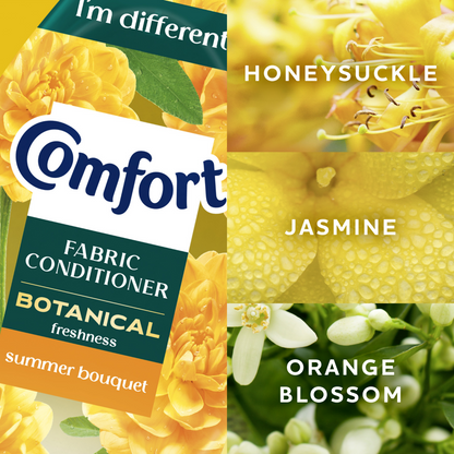 Comfort Botanical Freshness Summer Bouquet Fabric Conditioner 64 Washes 960ml